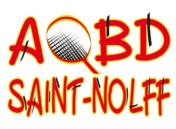 Le logo du club de badminton de Saint-Nolff, l'AOBD