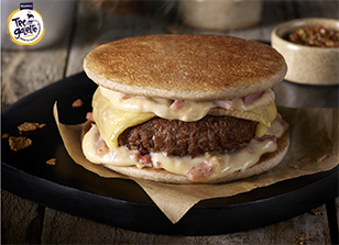 Nouveau Breizh Burger Tre Galette – Saveur raclette, gourmand et fondant