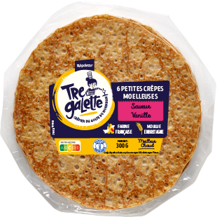 Un paquet de Crêpes moelleuses Tre Galette
